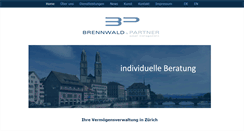 Desktop Screenshot of brennwaldpartner.ch